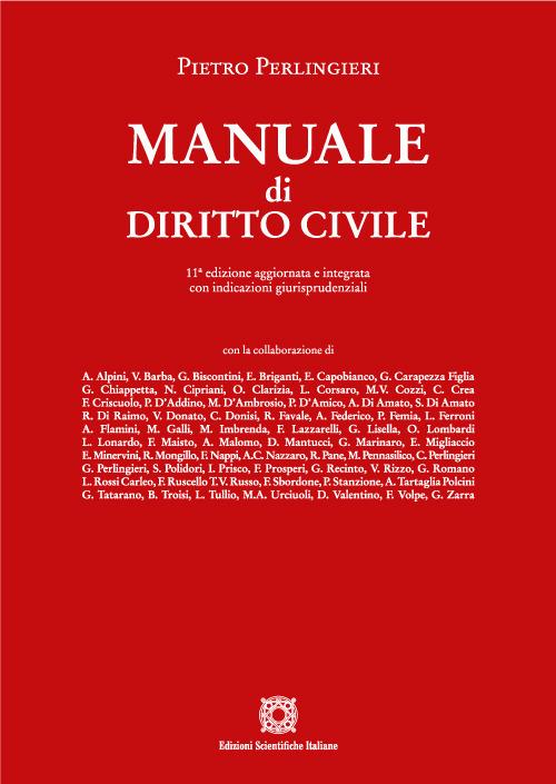 Manuale di diritto civile - Pietro Perlingieri - copertina