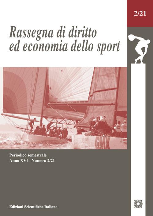 Rassegna di diritto ed economia dello sport (2021). Vol. 2 - copertina