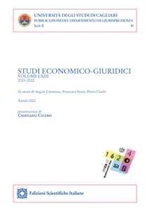 Studi economico-giuridici (2022). Vol. 1-2: Annali