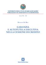 Garanzia e autotutela esecutiva nella cessione di credito