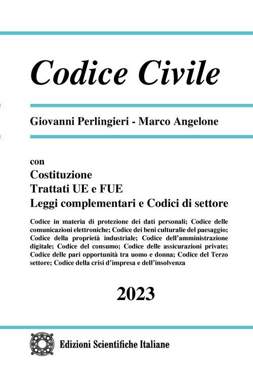 Codice civile - Giovanni Perlingieri,Marco Angelone - copertina