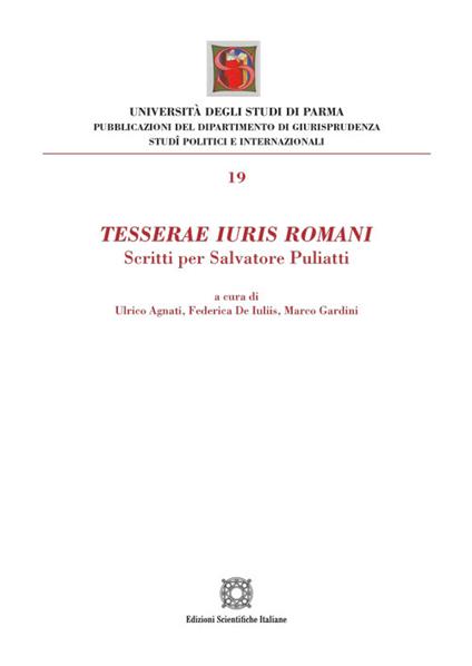 Tesserae iuris romani. Scritti per Salvatore Puliatti - copertina