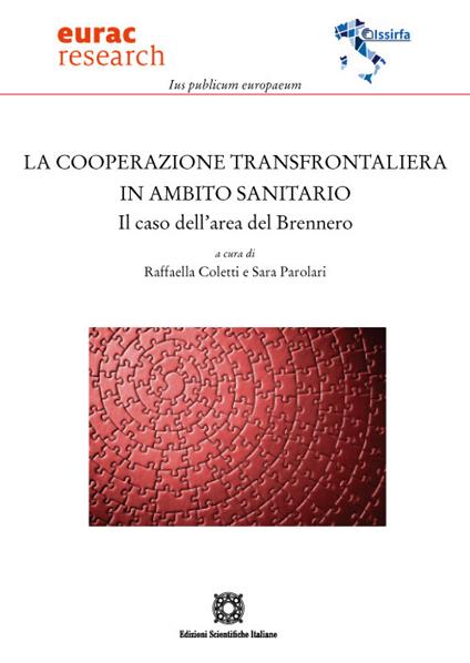 La cooperazione transfrontaliera in ambito sanitario. Il caso dell'area del Brennero - copertina