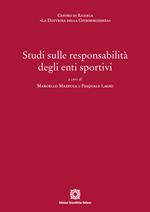 Studi sulle responsabilità degli enti sportivi