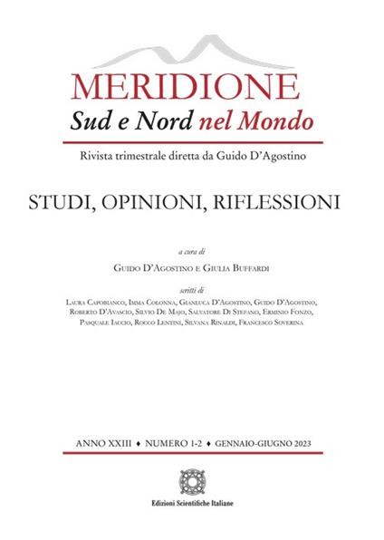 Meridione (2023). Vol. 1-2 - copertina