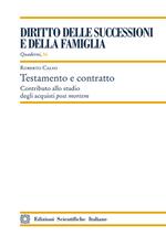 Testamento e contratto