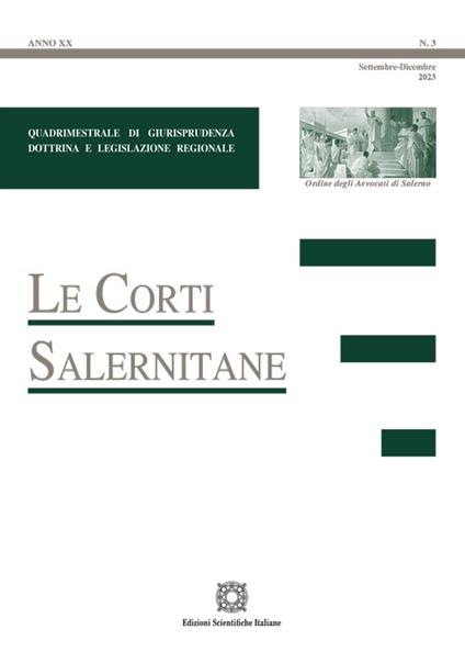 Le corti salernitane (2023). Vol. 3 - copertina