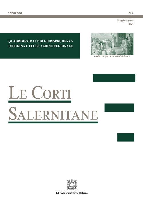 Le corti salernitane (2024). Vol. 2 - copertina