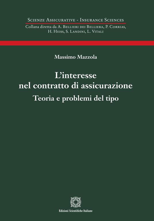 L'interesse nel contratto di assicurazione - Massimo Mazzola - copertina