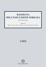 Rassegna dell'esecuzione forzata (2025). Vol. 1