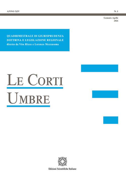 Le corti umbre (2026). Vol. 1 - copertina