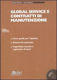 Global service e contratti di manutenzione. Con CD-ROM - Fiorenzo Guidoreni,Lorenzo Marsocci - copertina