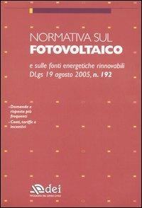 Normativa sul fotovoltaico e sulle fonti energetiche rinnovabili - copertina