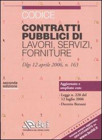 Codice contratti pubblici di lavori, servizi, forniture - copertina