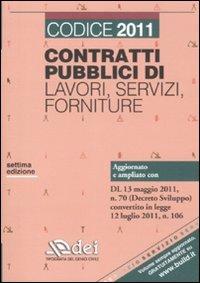Contratti pubblici di lavori, servizi, forniture - copertina
