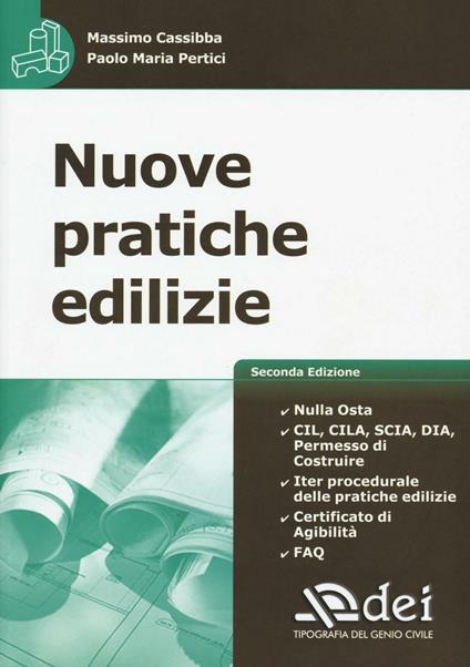 Nuove pratiche edilizie - Massimo Cassibba,Paolo M. Pertici - copertina
