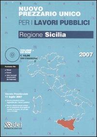 Nuovo prezzario unico per i lavori pubblici. Regione Sicilia. Con CD-ROM - copertina