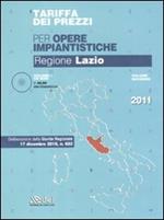 Tariffa dei prezzi per le opere impiantistiche. Regione Lazio. Con CD-ROM. Vol. 2