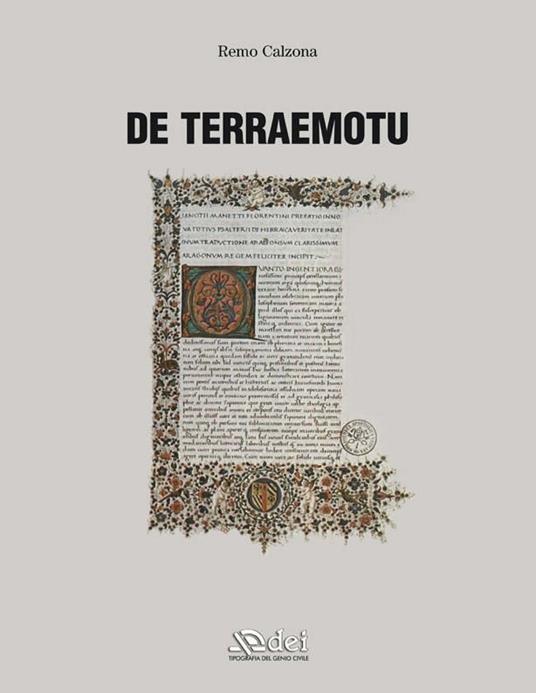 De Terraemotu - Remo Calzona - copertina