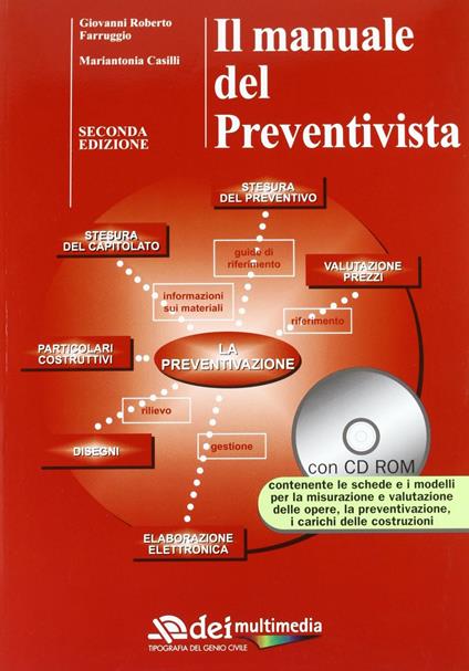 Il manuale del preventivista. Con CD-ROM - Roberto Farruggio,Mariantonia Casilli - copertina