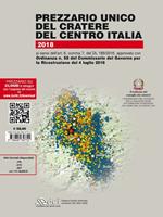 Prezzario unico del cratere del centro Italia 2018