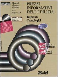 Prezzi informativi dell'edilizia. Impianti tecnologici. Con CD-ROM - copertina