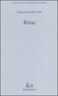 Rime - Francesco Della Valle - copertina