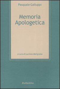 Memoria apologetica - Pasquale Galluppi - copertina