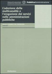 L' adozione della multicanalità e l'erogazione dei servizi nelle amministrazioni pubbliche - copertina