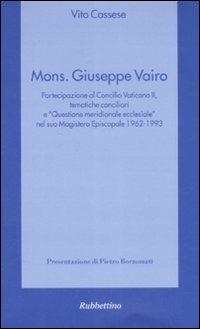 Monsignor Giuseppe Vairo - Vito Cassese - copertina
