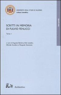 Scritti in memoria di Fulvio Fenucci - copertina
