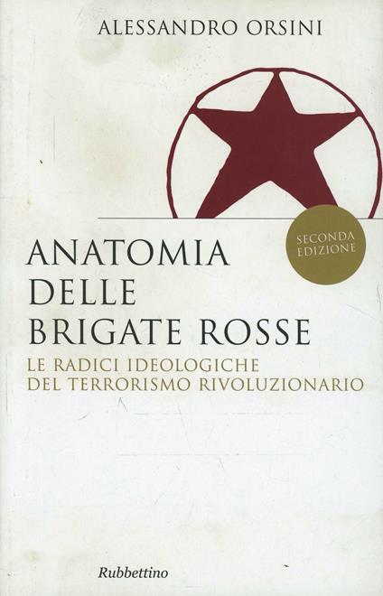 Anatomia delle Brigate Rosse. Le radici ideologiche del terrorismo rivoluzionario - Alessandro Orsini - copertina
