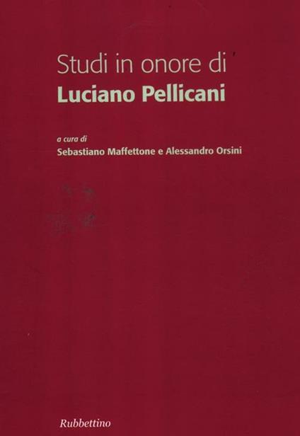 Studi in onore di Luciano Pellicani - copertina