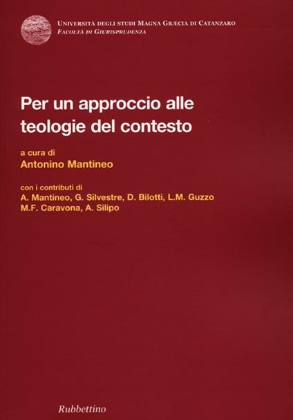 Per un approccio alle teologie del contesto - Antonino Mantineo - copertina