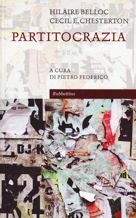 Partitocrazia - Hilaire Belloc,Cecil Chesterton - copertina