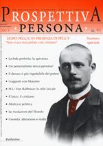 Prospettiva persona. Trimestrale di cultura, etica e politica (2015). Vol. 91