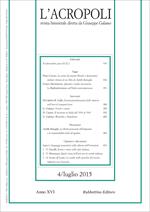 L'acropoli (2015). Vol. 4