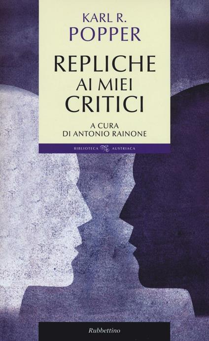 Repliche ai miei critici - Karl R. Popper - copertina