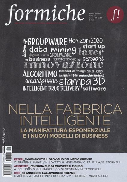 Formiche (2016). Vol. 114: Nella fabbrica intelligente. La manifattura esponenziale e i nuovi modelli di business. - copertina