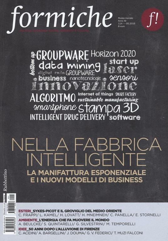 Formiche (2016). Vol. 114: Nella fabbrica intelligente. La manifattura esponenziale e i nuovi modelli di business. - copertina