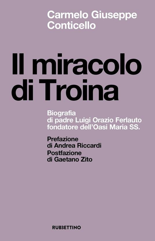 Il miracolo di Troina - Carmelo Giuseppe Conticello - copertina