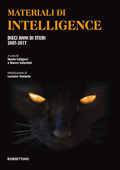 Materiali di intelligence. Dieci anni di studi 2007-2017 - copertina