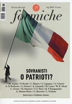 Formiche (2018). Vol. 138: Sovranisti o patrioti?