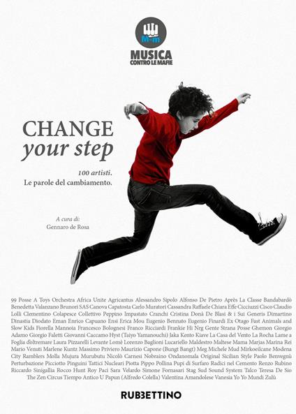 Change your step. 100 artisti. Le parole del cambiamento - copertina