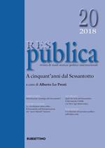 Res publica (2018). Vol. 20: A cinquant'anni dal Sessantotto.