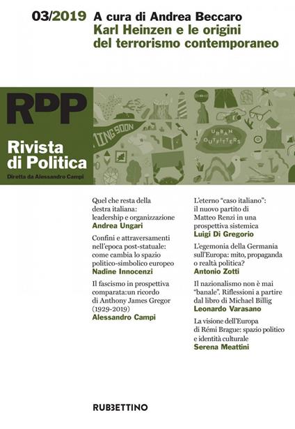 Rivista di politica (2019). Vol. 3 - Andrea Beccaro - ebook