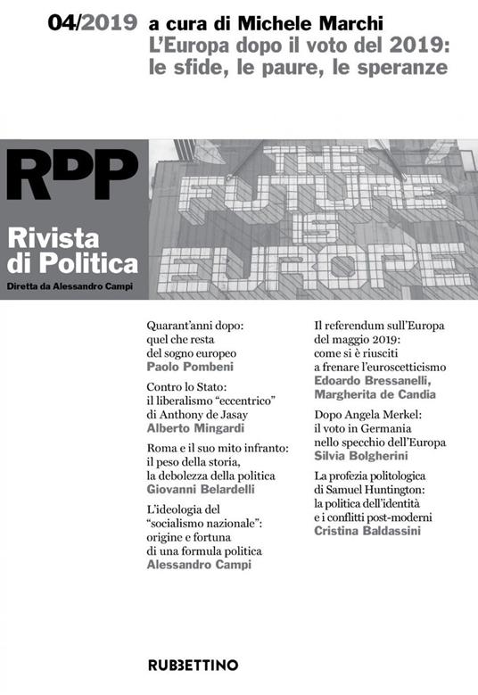 L' Rivista di politica (2019). Vol. 4 - Andrea Beccaro - ebook