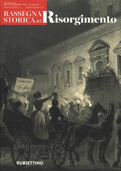 Rassegna storica del Risorgimento (2019). Vol. 1-2 - copertina