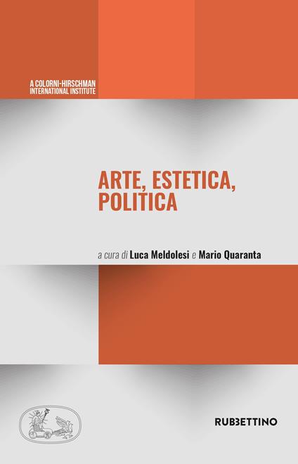 Arte, estetica, politica - Eugenio Colorni - copertina