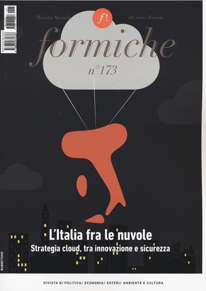 Formiche (2021). Vol. 173: Italia tra le nuvole. Strategia cloud, tra innovazione e sicurezza, L'. - copertina